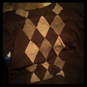 V neck apt9 m ling sleeve sweeter